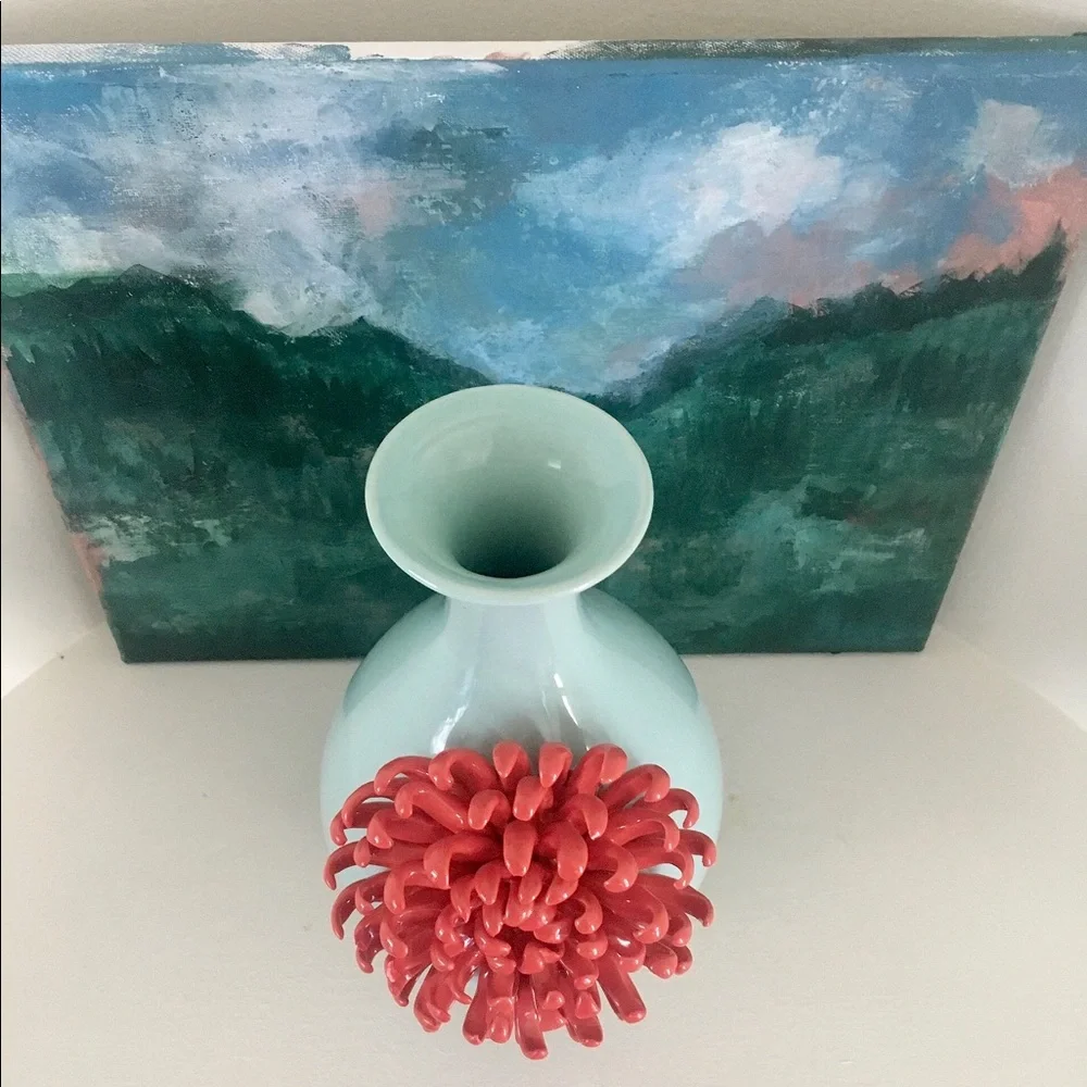 Anthropologie Chrysanthemum Vase